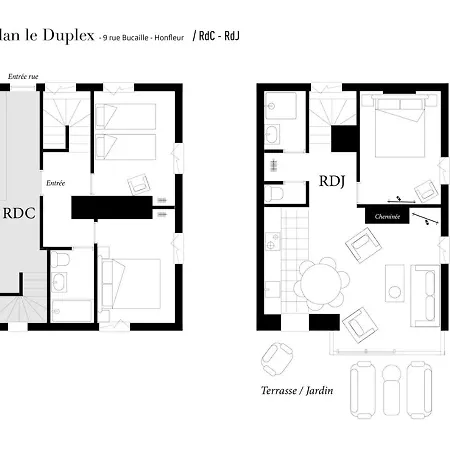Lägenhet La Petite Adresse Du 10honfleur